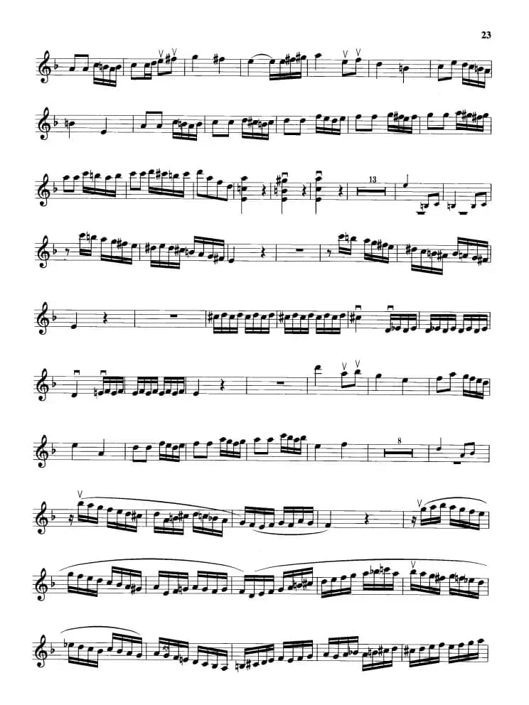 d小调协奏曲第三乐章