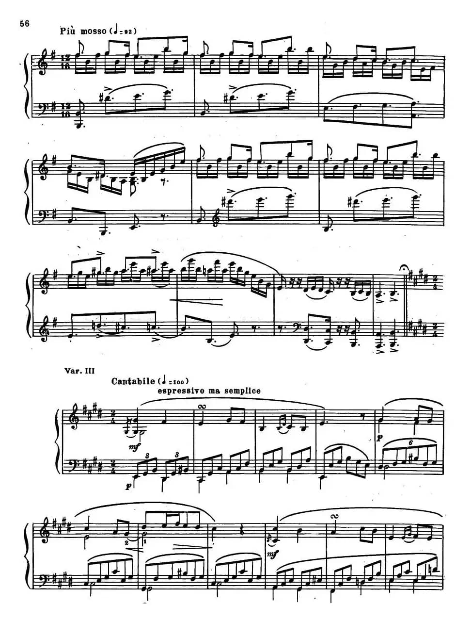 《夜莺》主题变奏曲