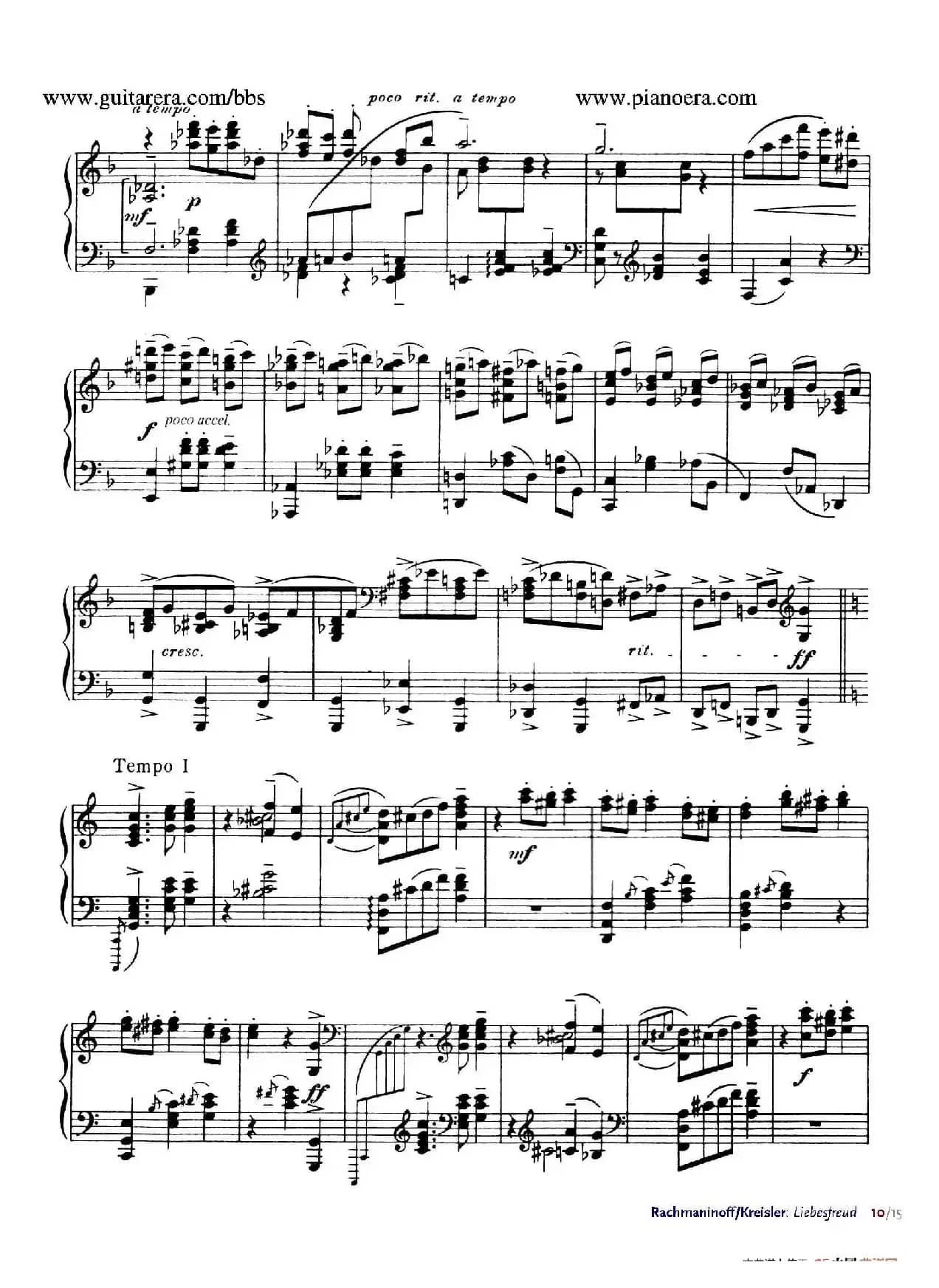 Liebesfreud(爱的喜悦)(钢琴独奏版)