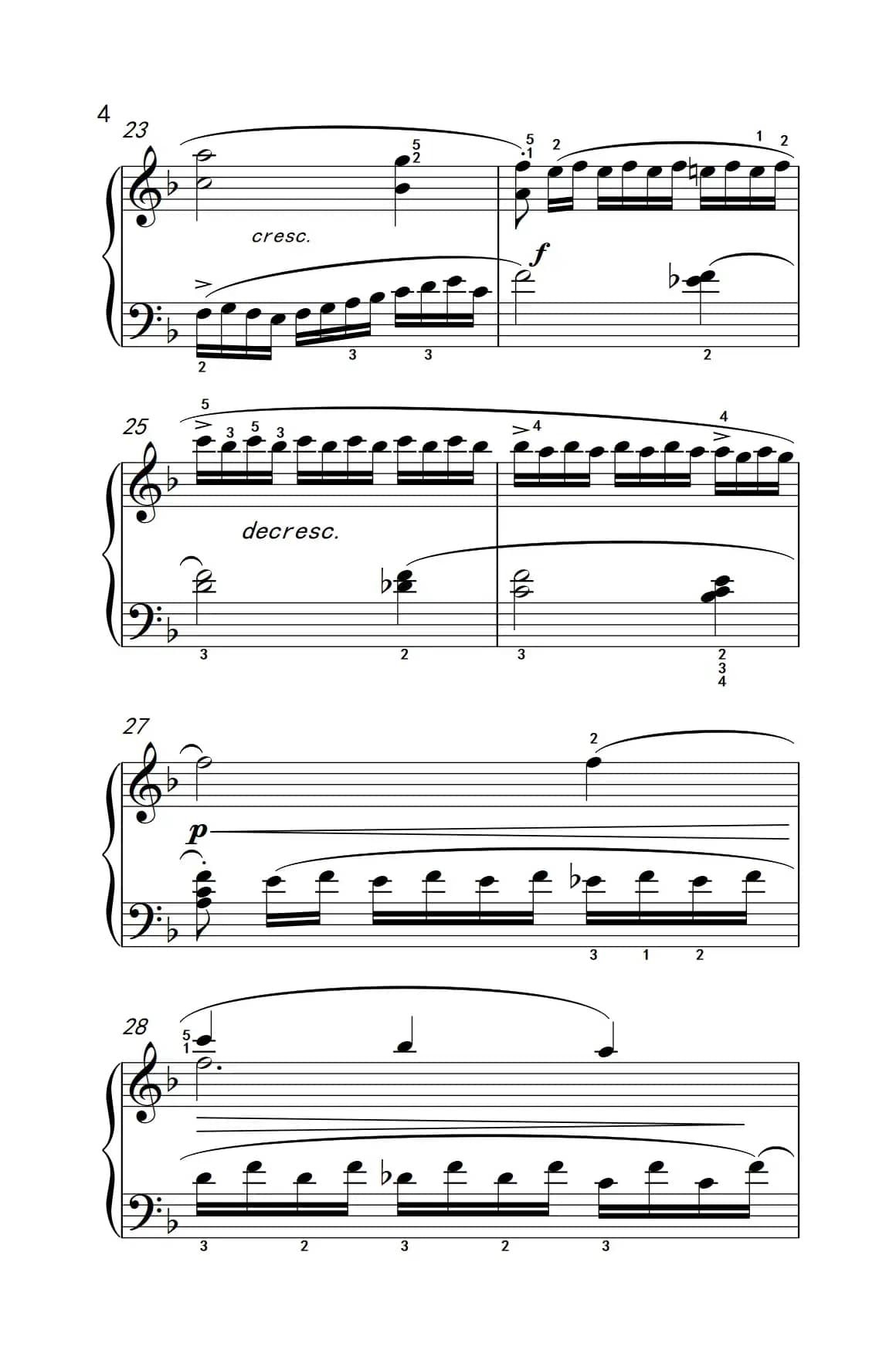 第五级 2.海湾帆船（中央音乐学院 钢琴（业余）考级教程 4-6级）