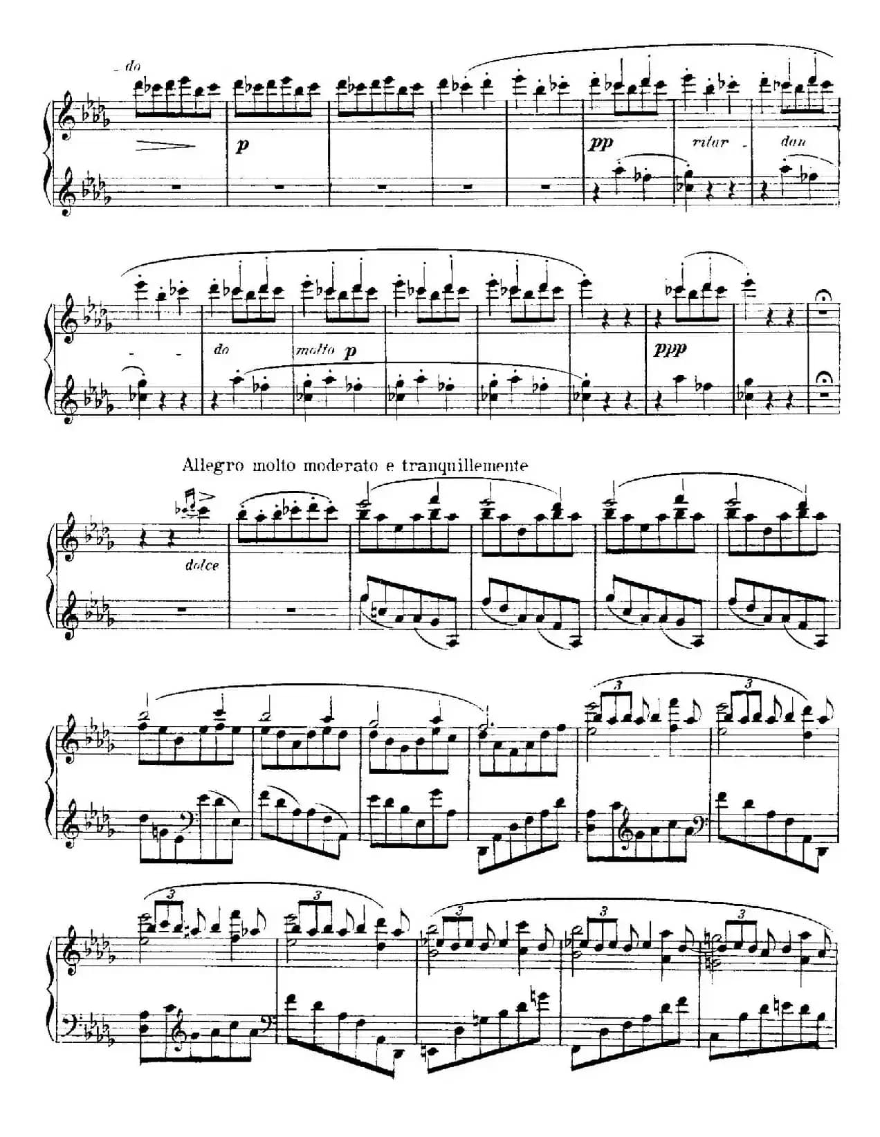 4 Valses Caprice（4首随想圆舞曲）（Op.38 No. 2 in D-flat）