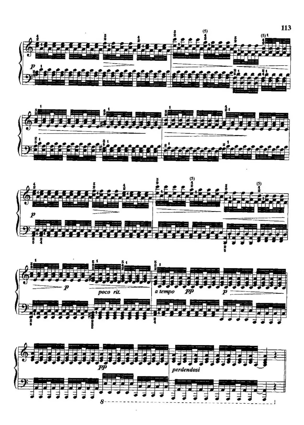 哈农钢琴练指法（第三部分·60 震音）