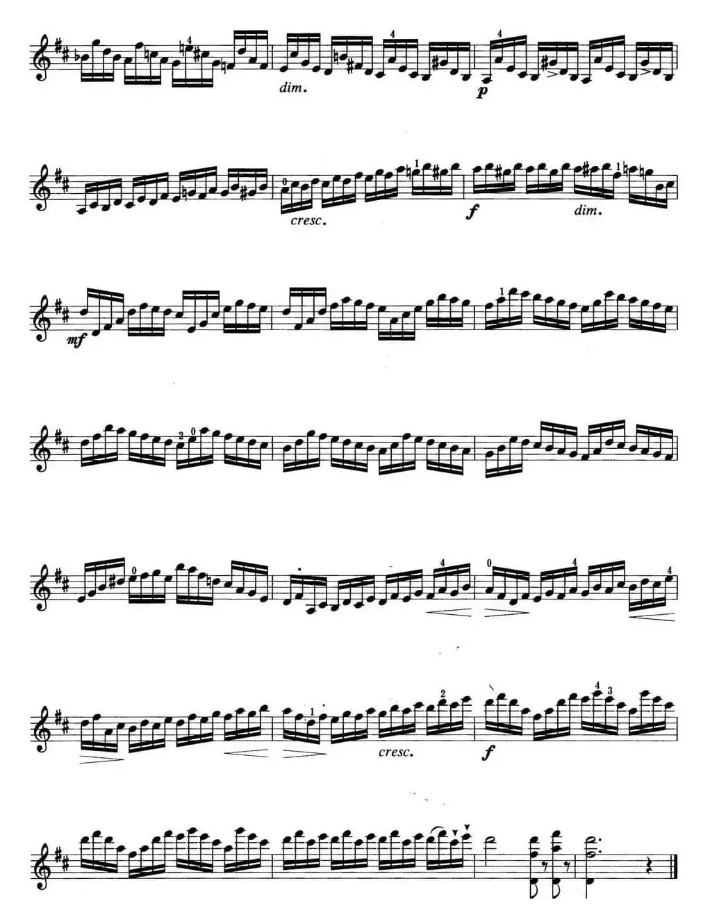 小提琴考级第四级：练习曲（6首）