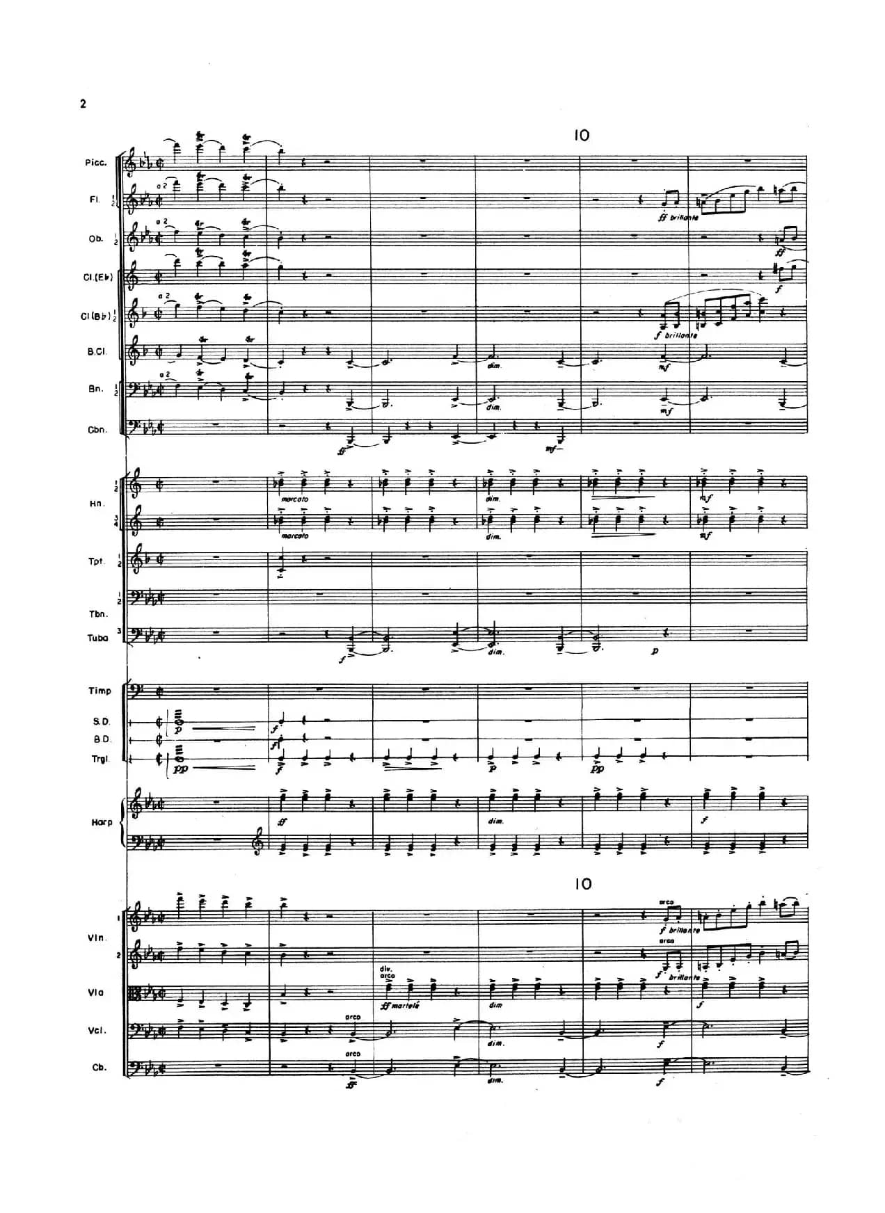 OVERTURE TO CANDIDE（《坎迪德》序曲）（交响乐总谱）