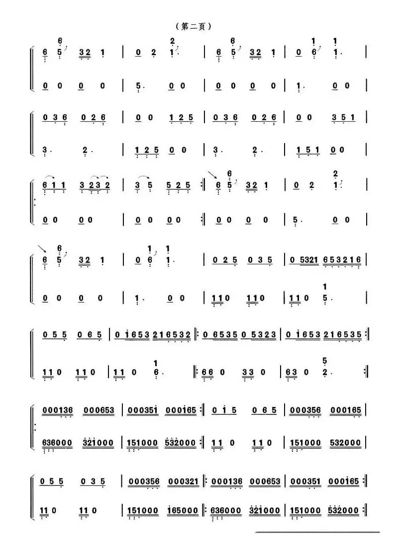 古筝滑音与分解琶音练习（选调《酒狂》）