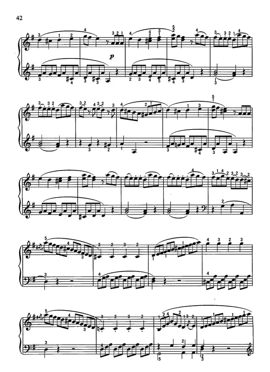 贝多芬G大调小奏鸣曲第一乐章（Op.49.No.2）