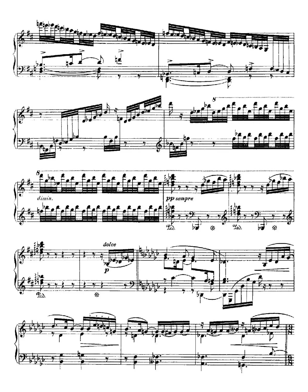 13 Barcarolles, Barcarolle（No. 3）