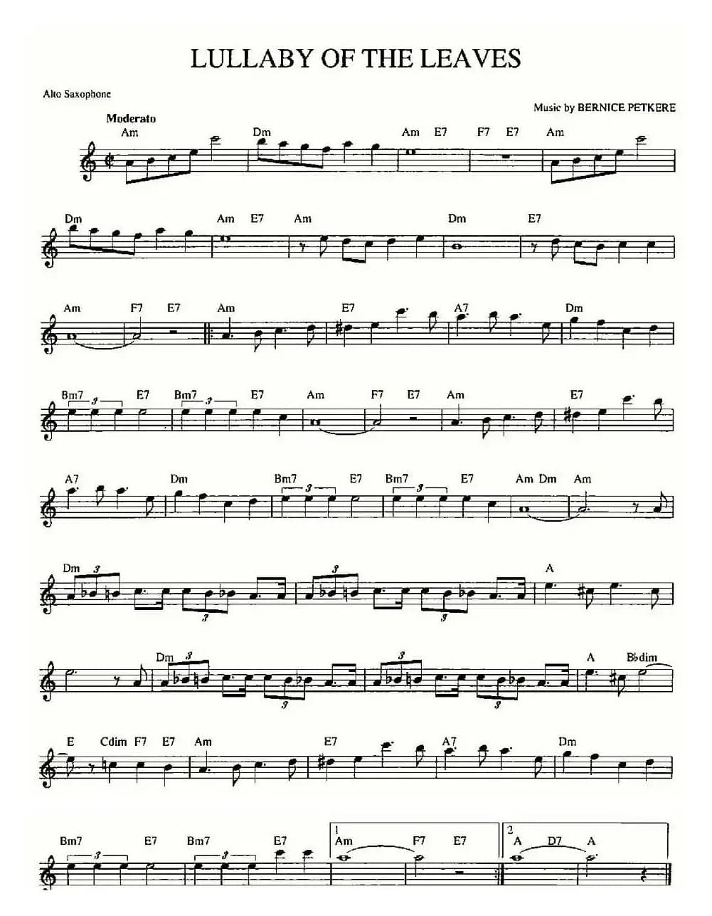 LULLABY OF THE LEAVES