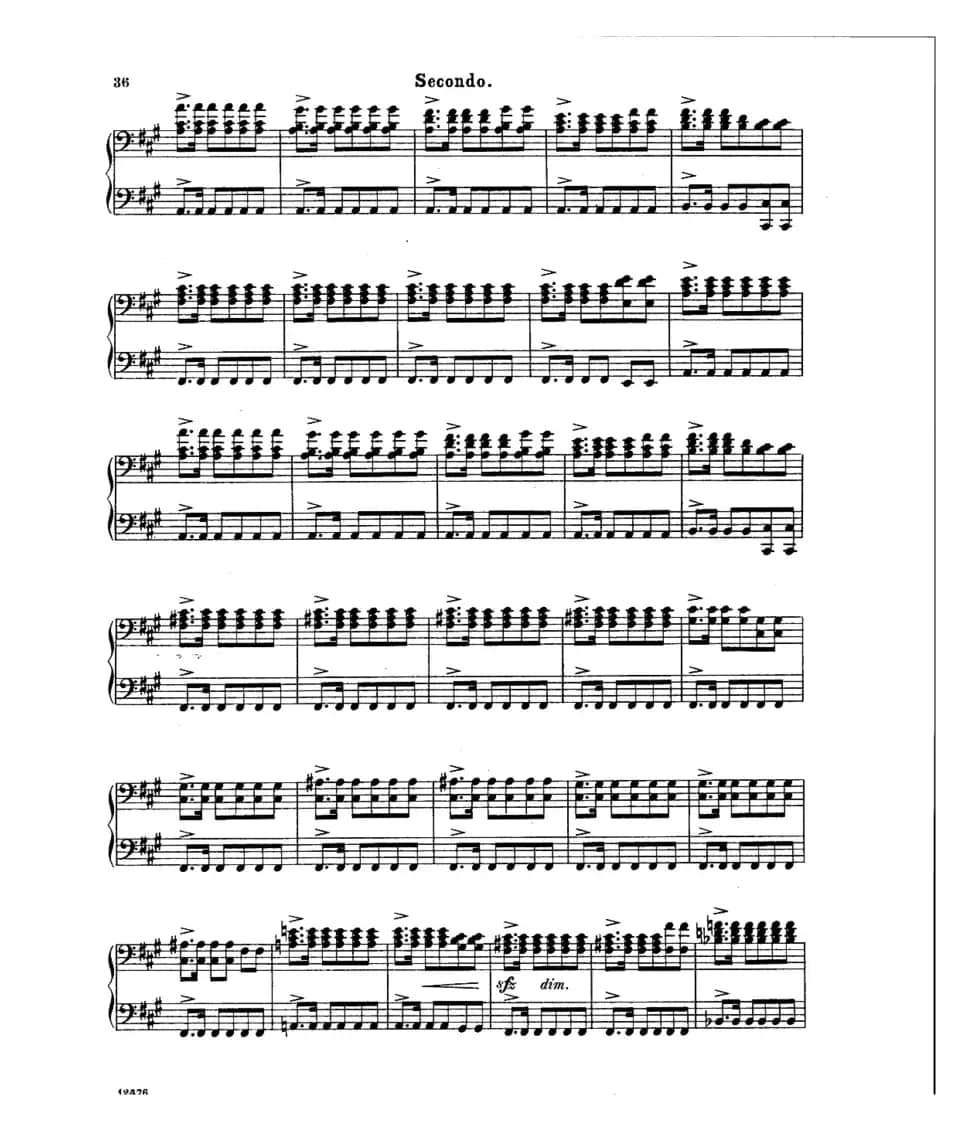 L'Arlesienne Suite No·2（阿莱城姑娘·第二组曲·四手联弹）