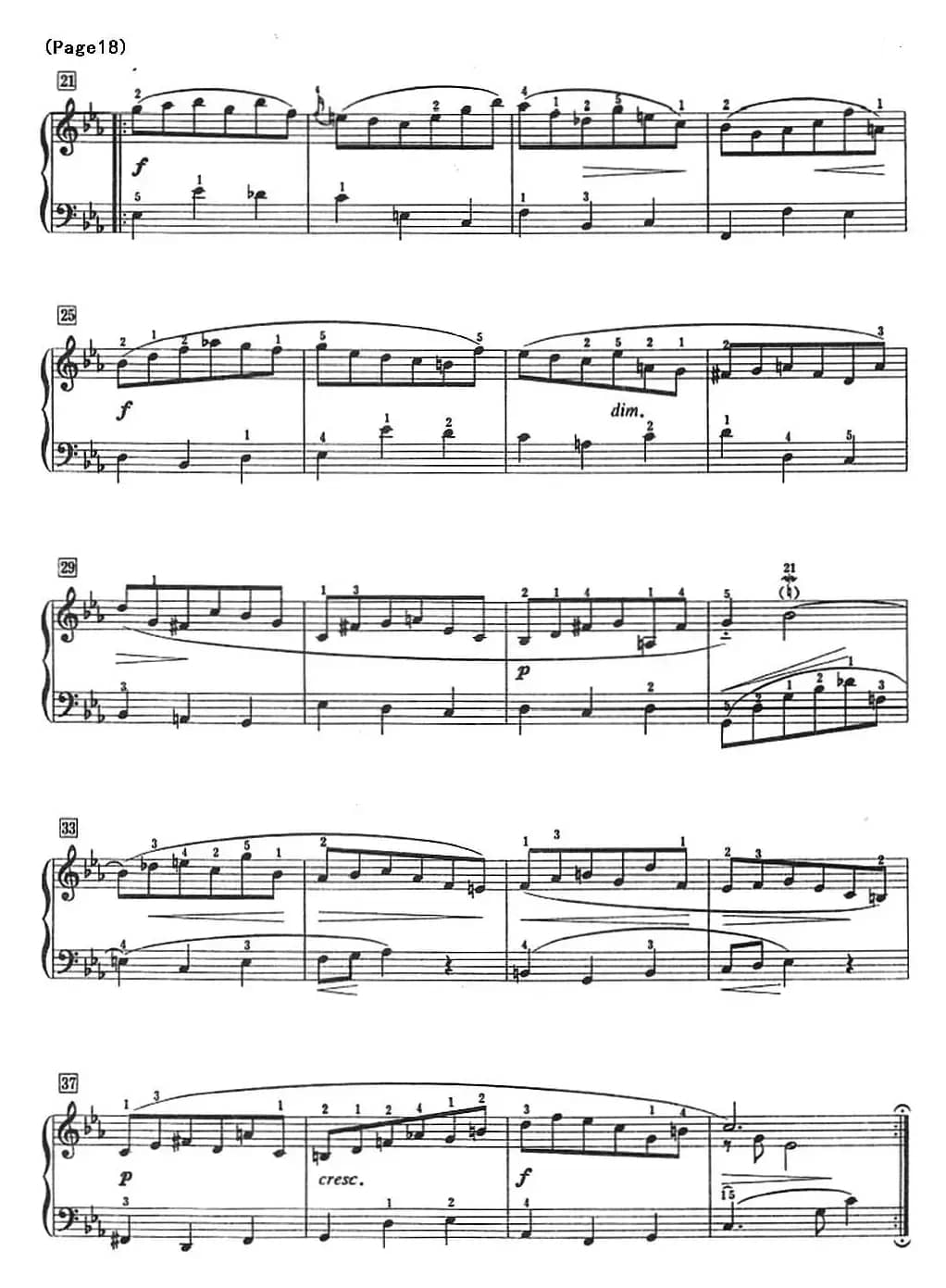 巴赫小前奏曲（NO.13-NO.16）