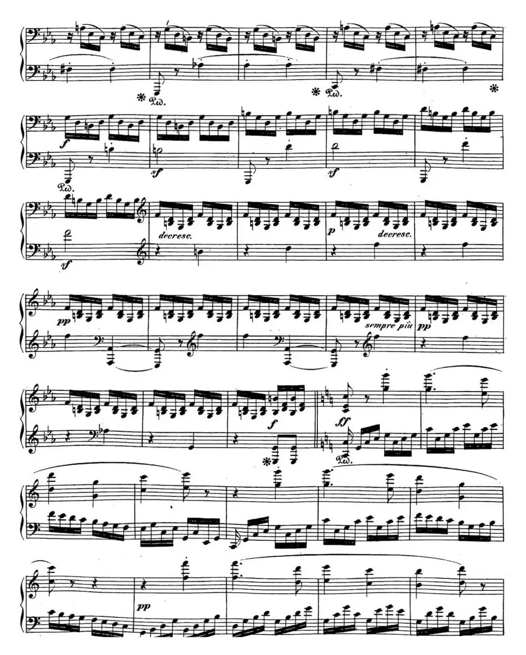 贝多芬钢琴奏鸣曲21 黎明（华尔斯坦） C大调 Op.53 C major