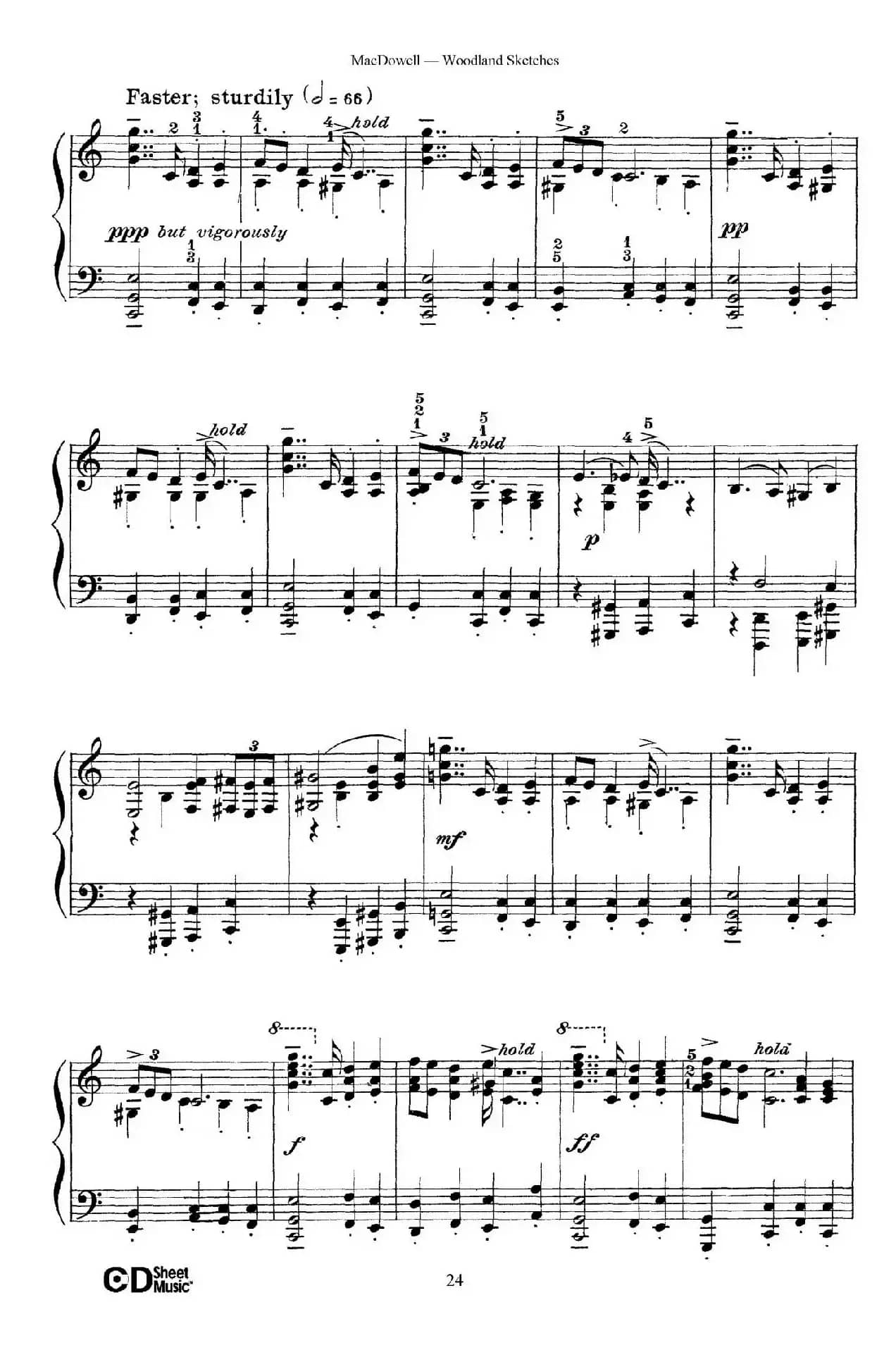 Woodland Sketches Op.51（森林素描·10）