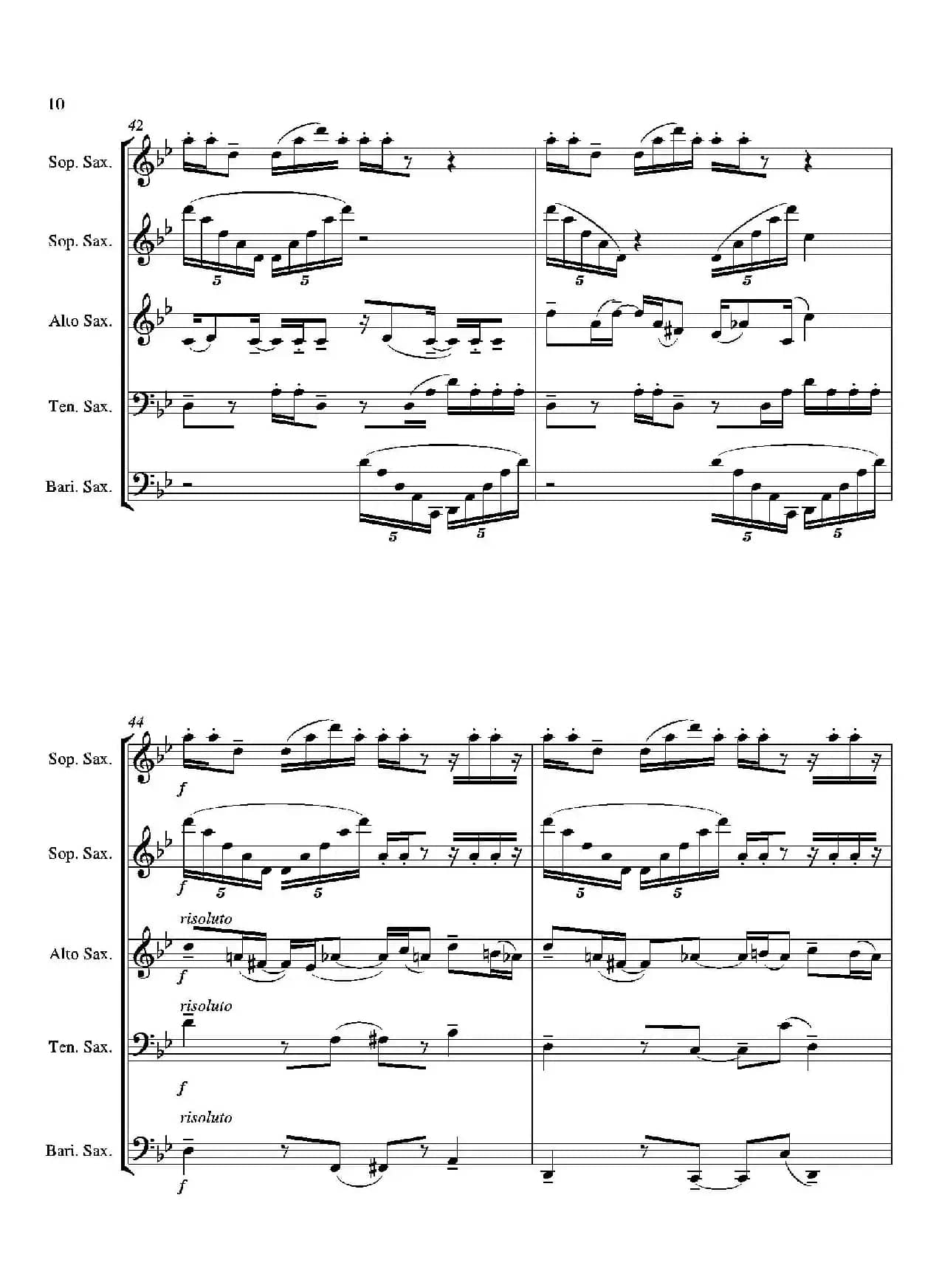 Tango（合奏总谱）