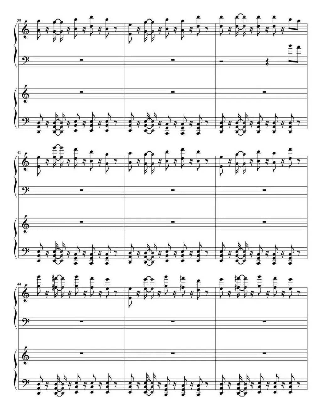 Higher （四手联弹）