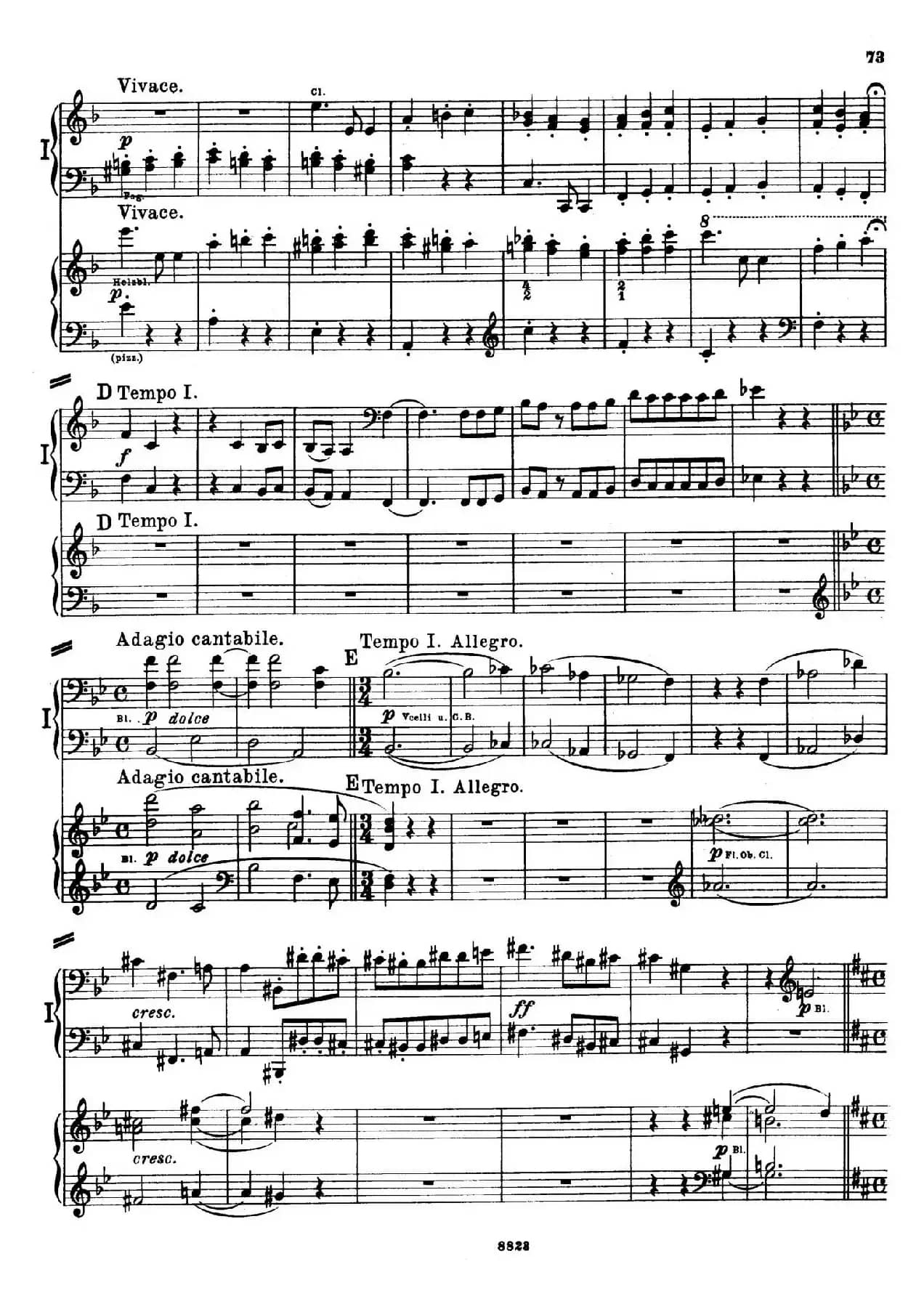 d小调第九交响曲 Op.125(双钢琴P73——82)