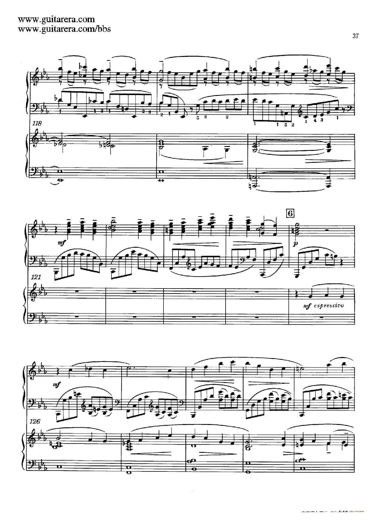 c小调第二钢琴协奏曲 Op.18（双钢琴·第一乐章）