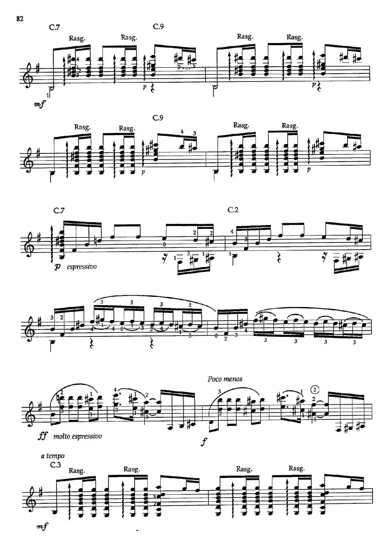 Joaquin Rodrigo Music for Guitar（罗德里戈吉他音乐P80-89（古典吉他）