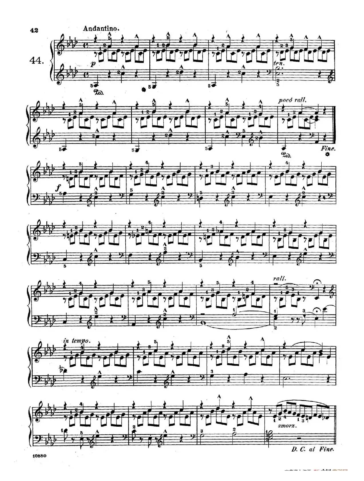 Etudes Enfantines Op.37（儿童钢琴练习曲 第40——45首）