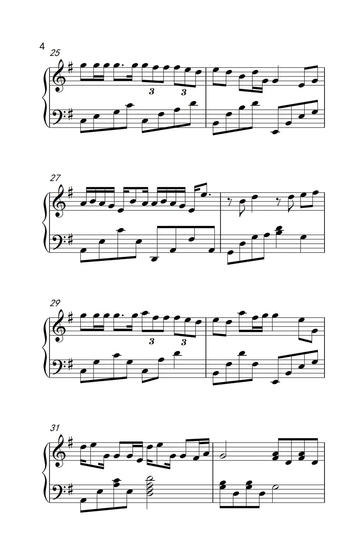 幸福不是情歌（《弹吧音教》制谱）