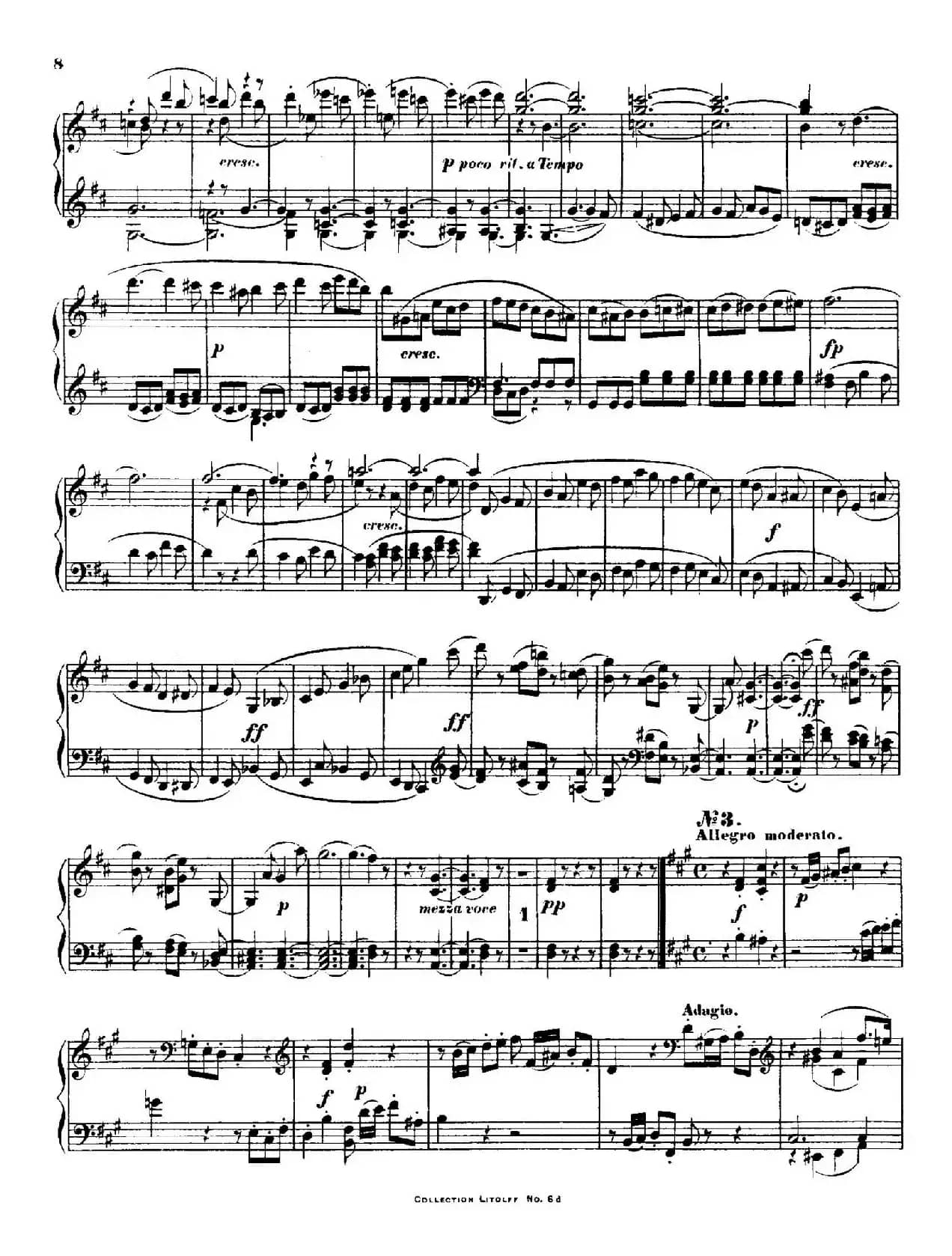 Quartet No.14(升c小调第十四弦乐四重奏钢琴版)