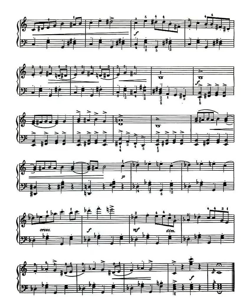 凯旋进行曲（选自交响童话《彼得与狼》）