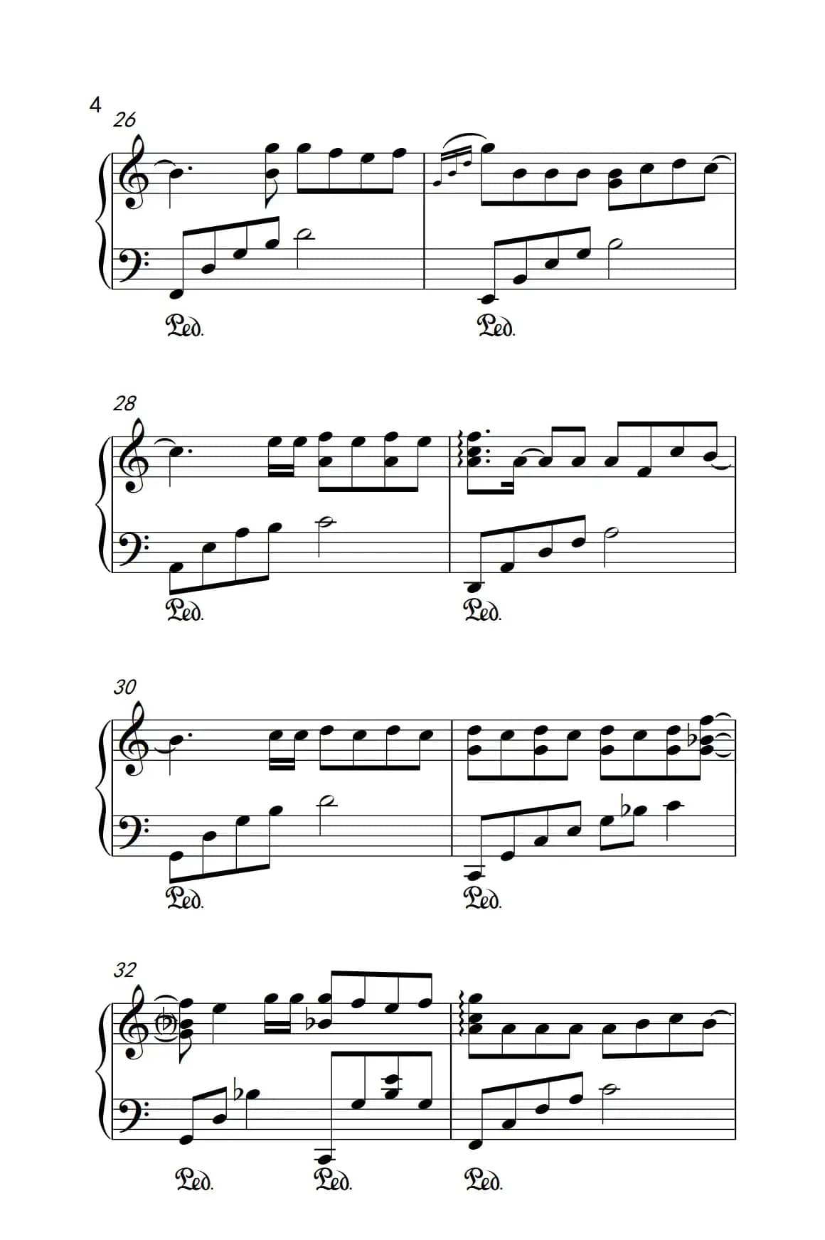 演员（《弹吧音教》制谱版）