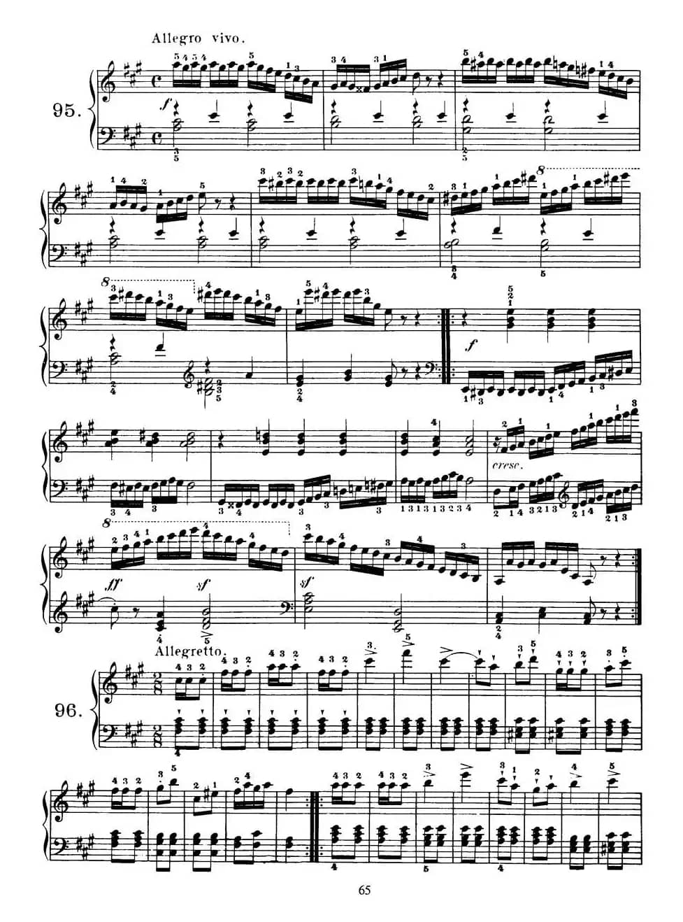 Czerny - 100 Progressive Studies Op.139（91—100）