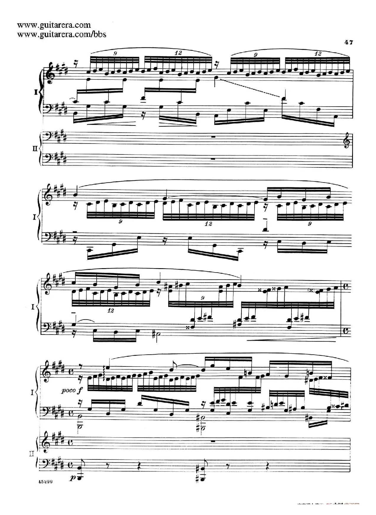 Piano Concerto Op.38（钢琴协奏曲·双钢琴·第二乐章）