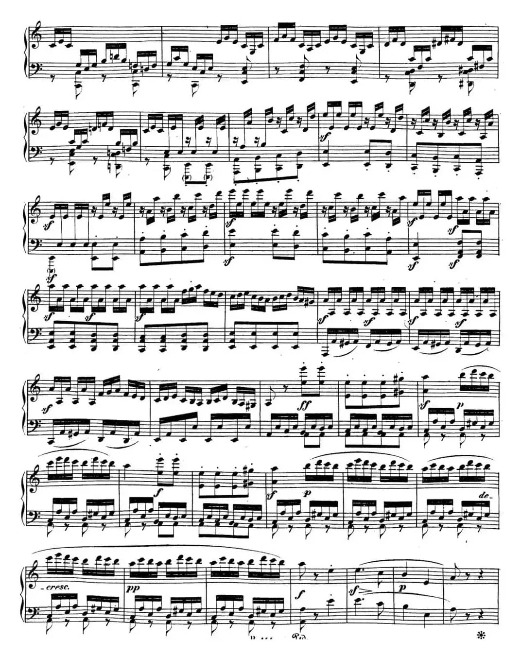 贝多芬钢琴奏鸣曲21 黎明（华尔斯坦） C大调 Op.53 C major