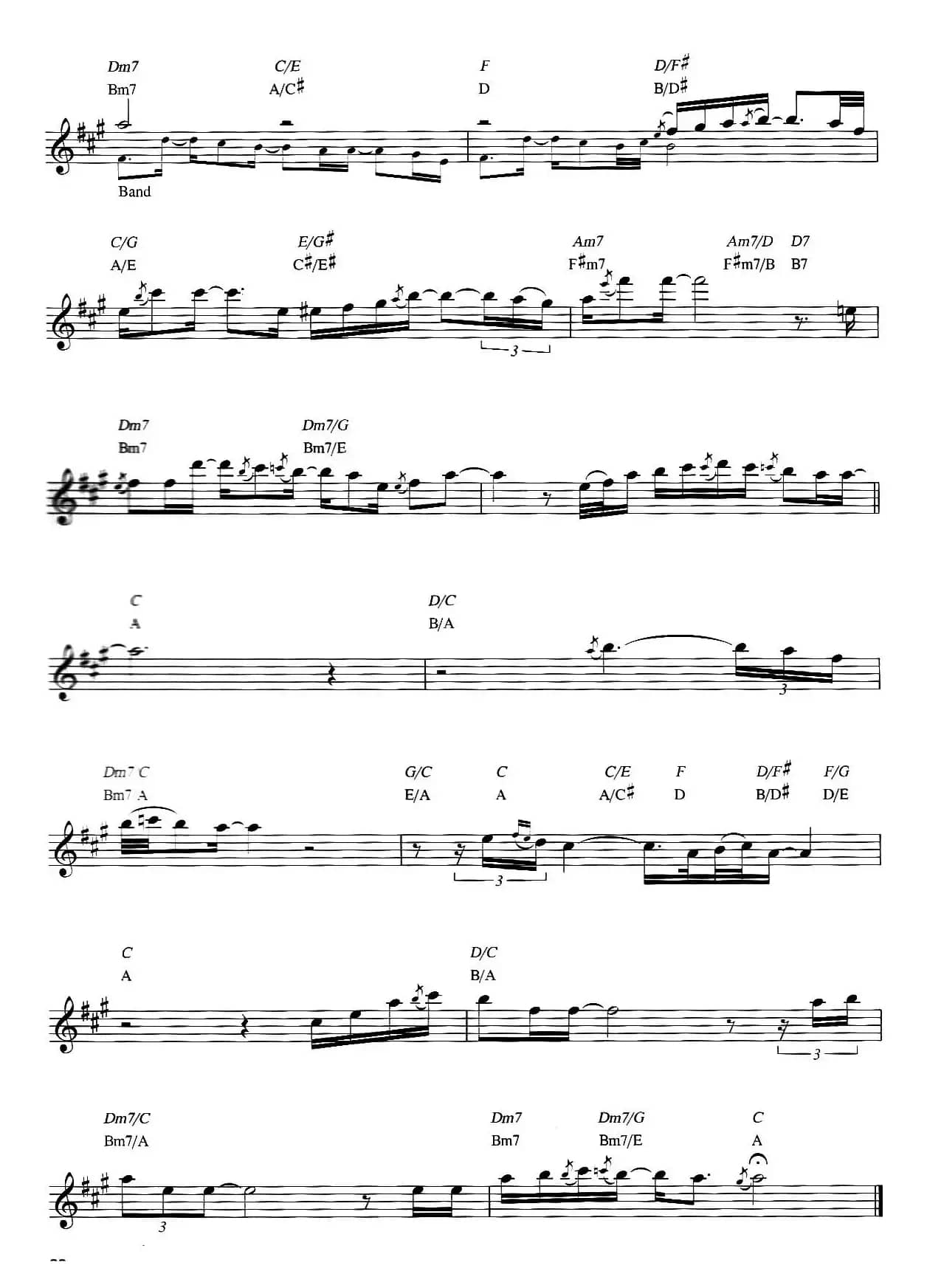 Faces Of The Heart（中音萨克斯）