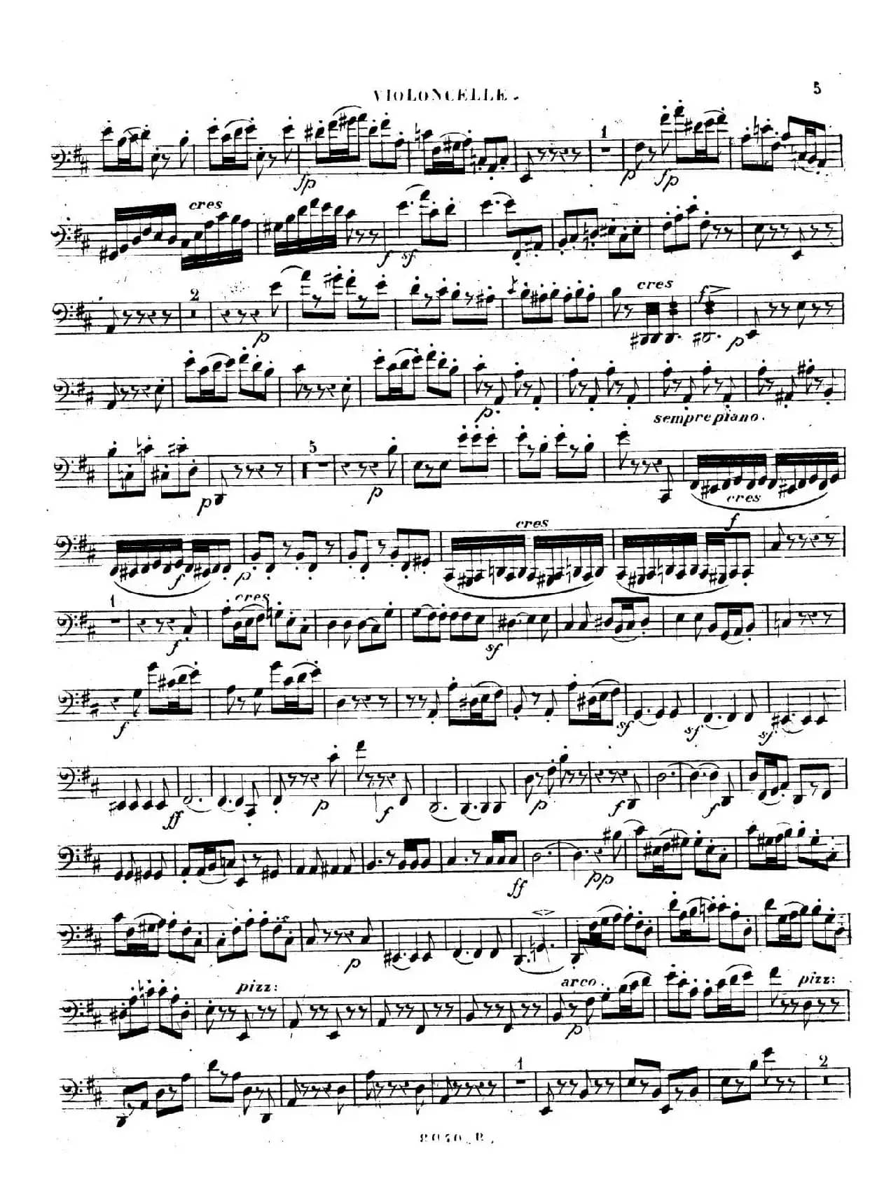 Piano Trio No.1 in d Minor Op.49（d小调第一钢琴三重奏·小提琴独奏版）