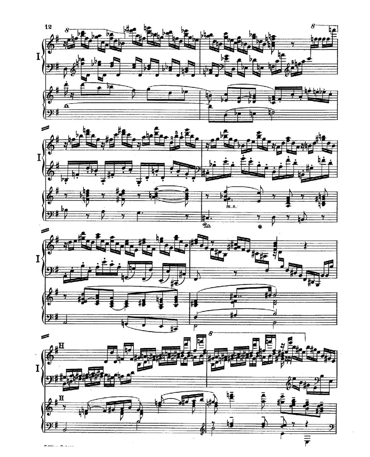 Piano Concerto in E Major Op.59(E大调钢琴协奏曲·双钢琴·第一乐章)