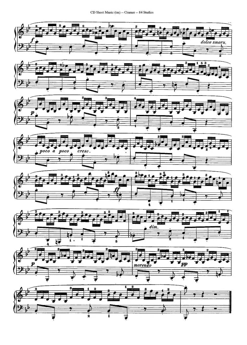 Cramer - 84 exercices（31—35）（克拉莫84首钢琴练习曲）