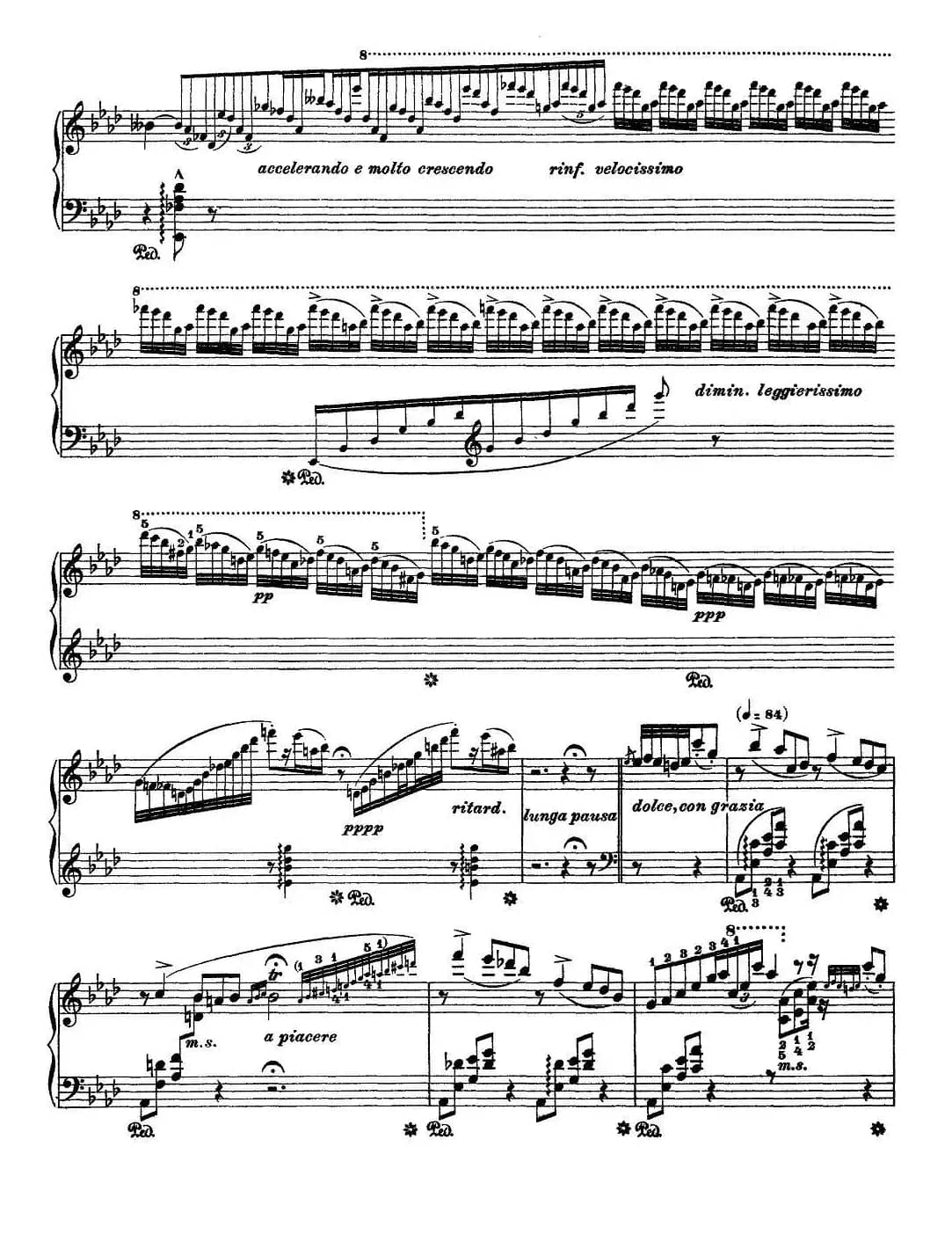 12首超级技巧练习曲：Ricordanza（回忆）