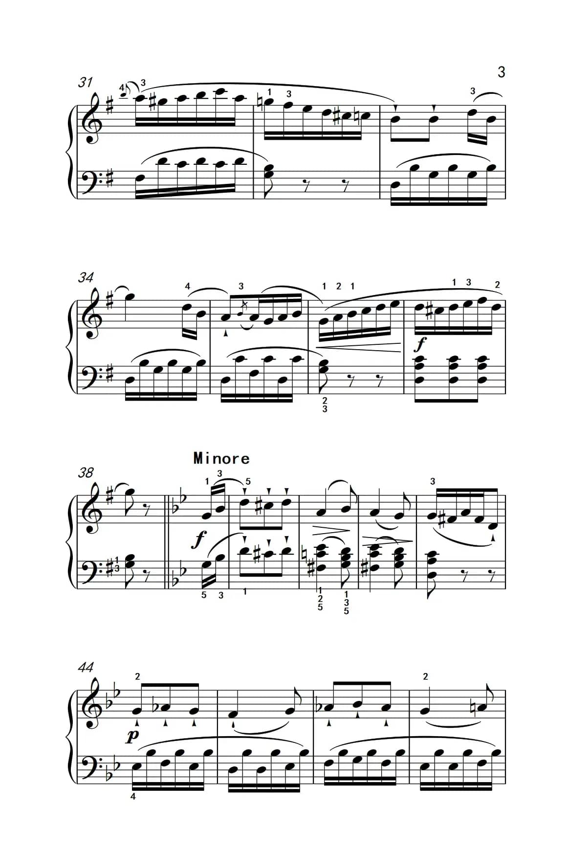 第四级 2.回旋曲（中央音乐学院 钢琴（业余）考级教程 4-6级）
