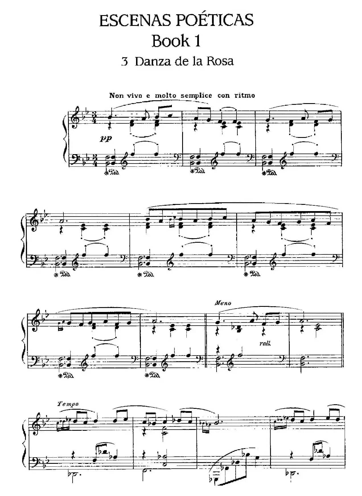 Escenas Poeticas（Book 1-3）