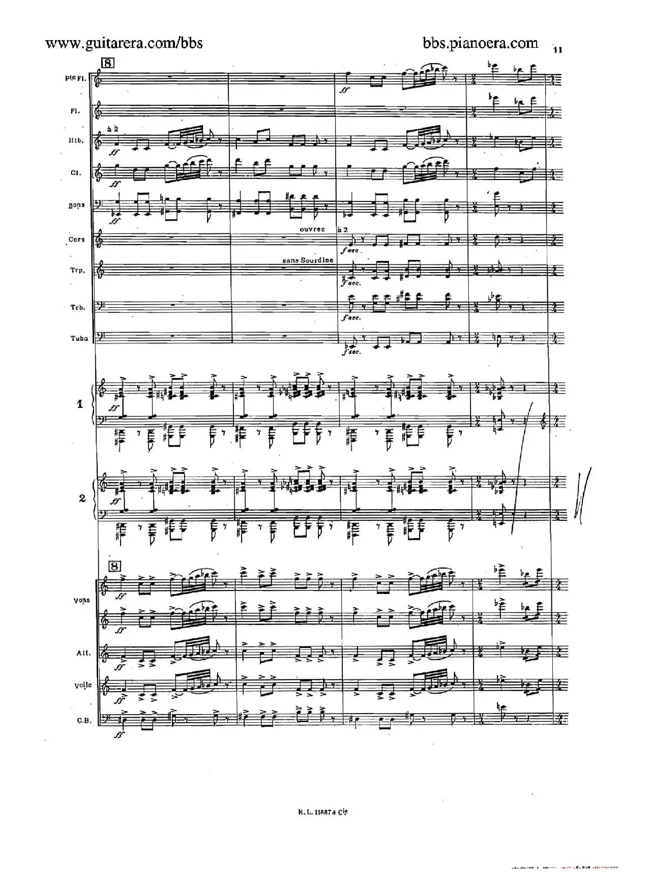 Concerto for 2 Pianos in d Minor（d小调双钢琴协奏曲·总谱）