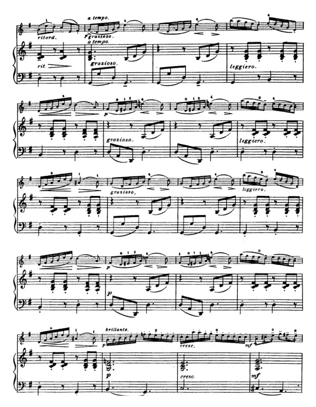 塞茨初级小提琴协奏曲Op.13（G大调学生协奏曲）