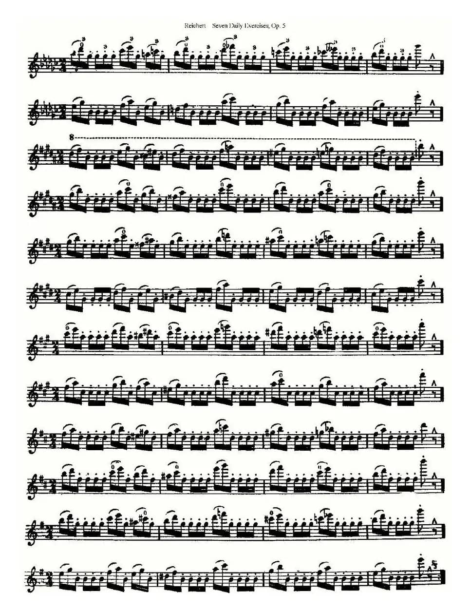 Seven Daily Exercises, Op.5（每日练习七首，作品5号）