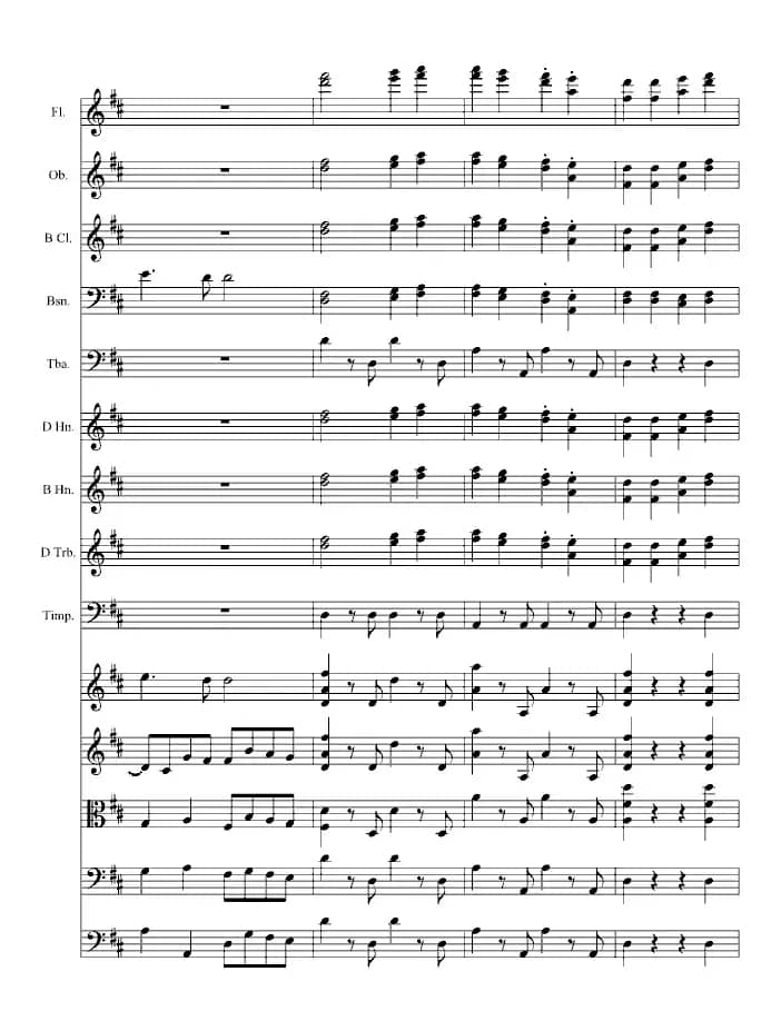 欢乐颂（总谱）