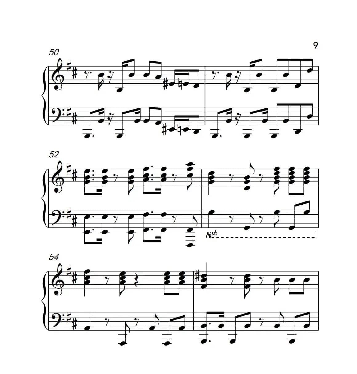 江南style（《弹吧音教》制谱版）