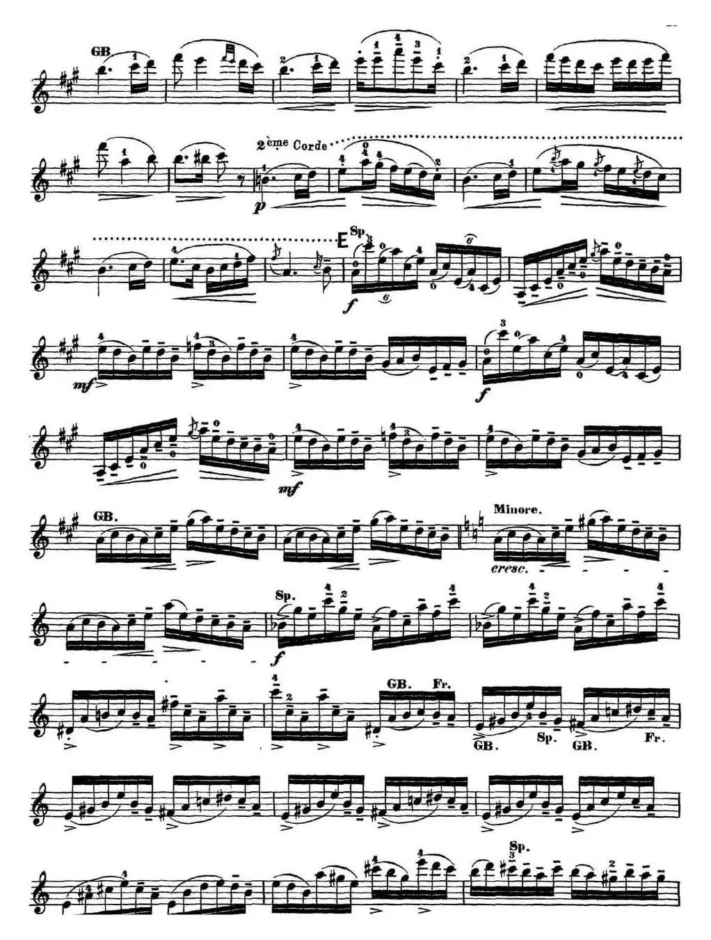 Rode Concerto No.7 in A Major（小提琴分谱）