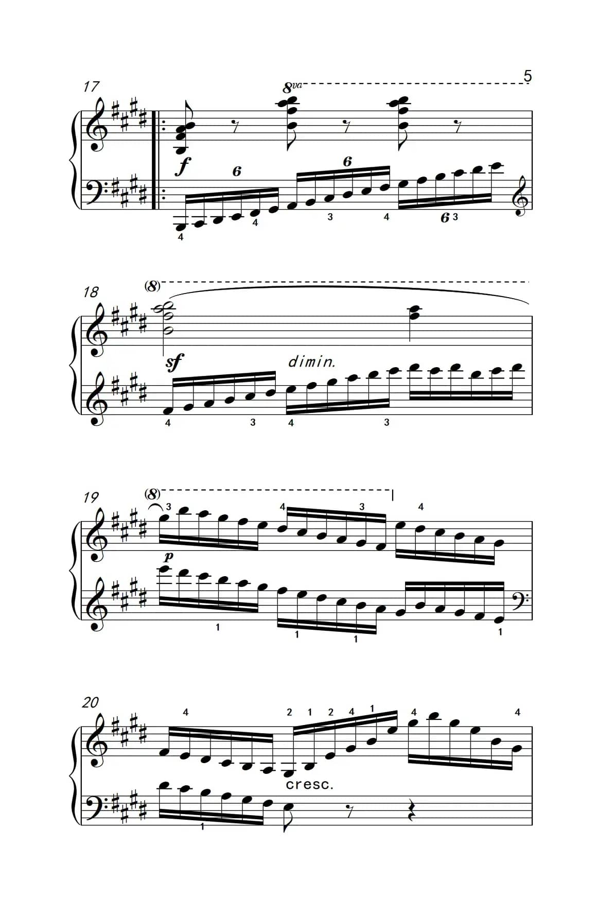 第七级3.练习曲（中央音乐学院 钢琴（业余）考级教程 7-9级）