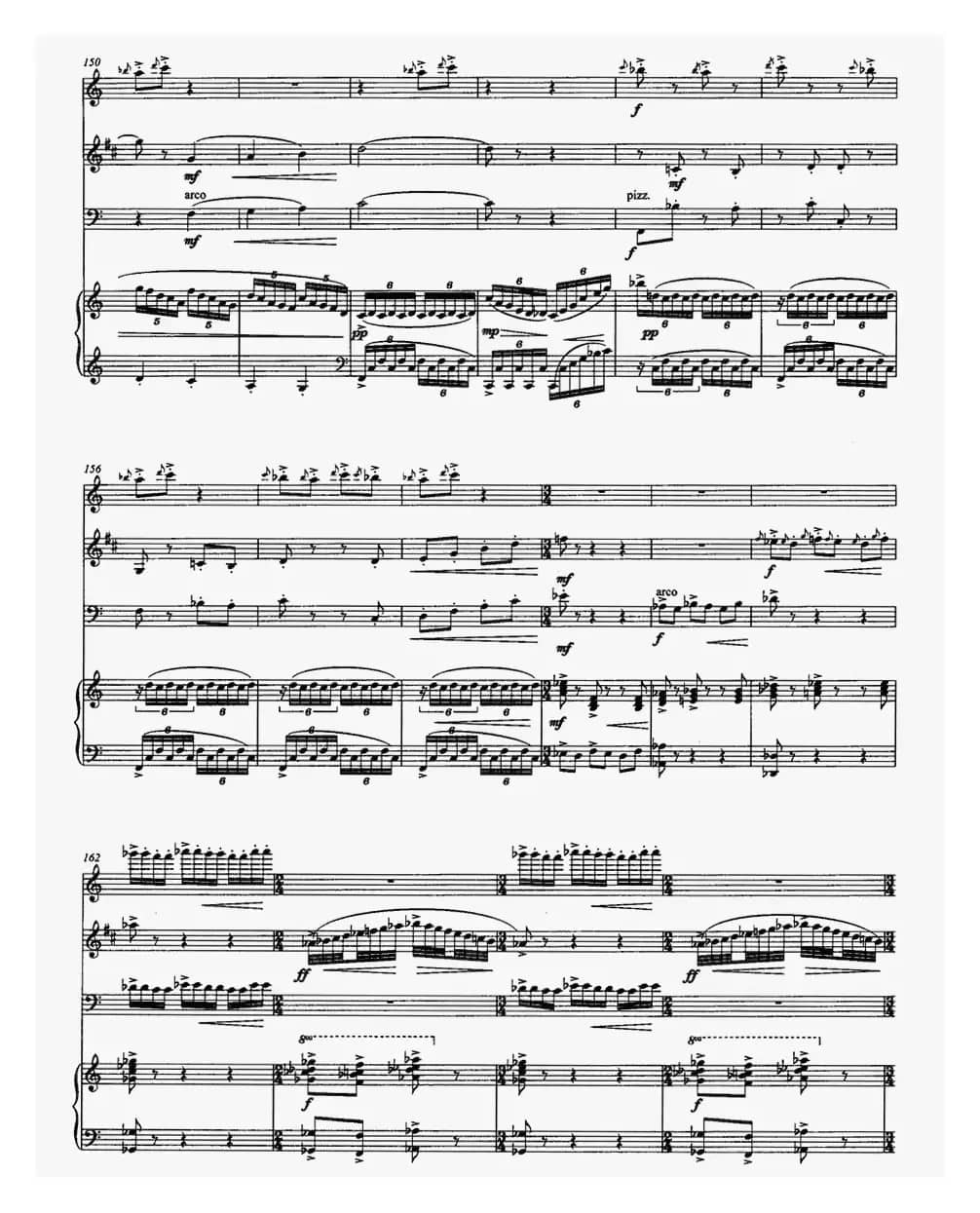 雨打芭蕉（长笛+单簧管+大提琴+钢琴）