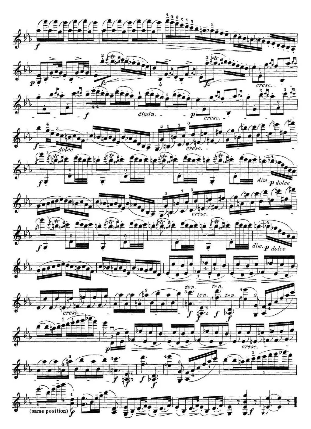 马扎斯小提琴练习曲 Op.36 第一册 特殊练习曲（23）