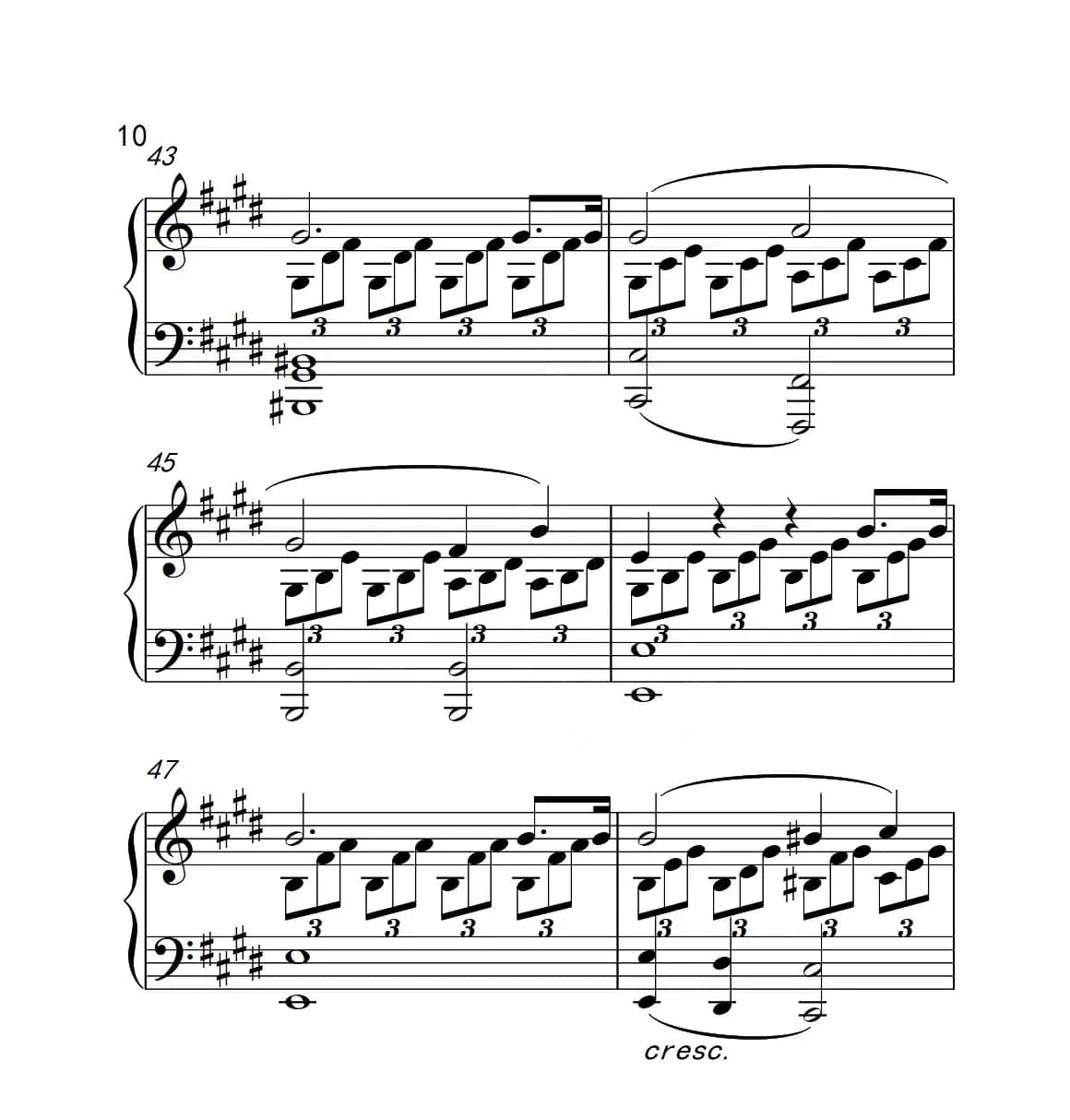 第六级 奏鸣曲（中国音乐学院钢琴考级作品1~6级）