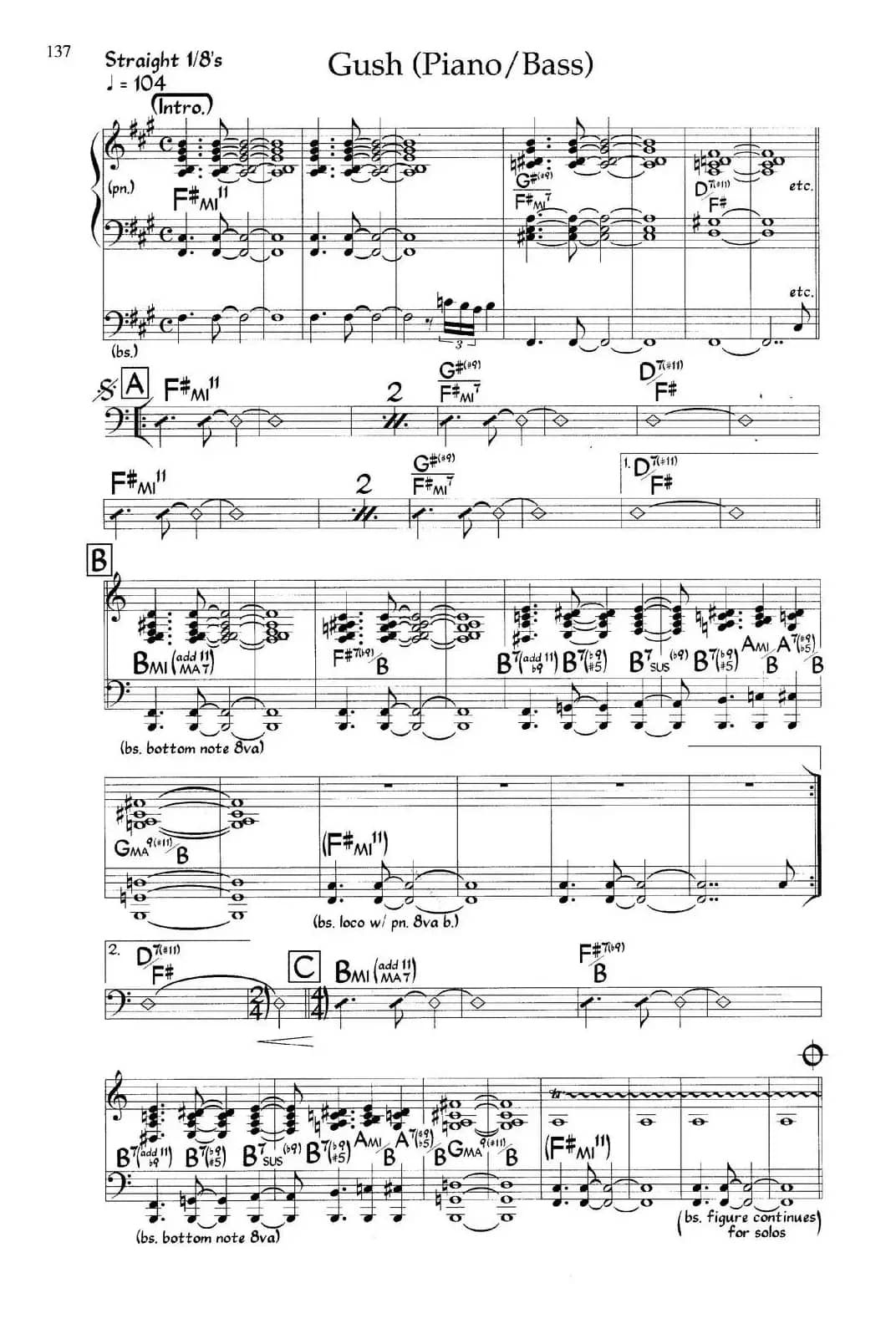 Gush（爵士钢琴曲）