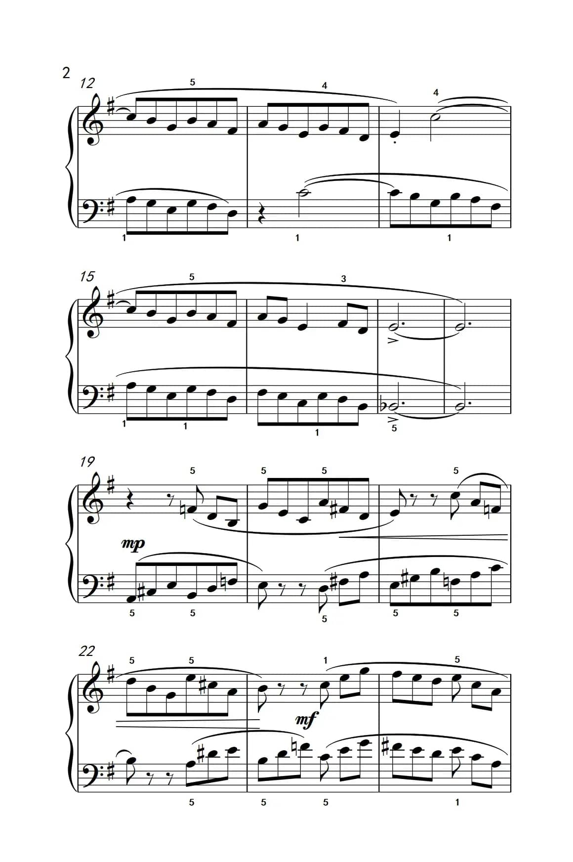 颠簸（巴托克 小宇宙 钢琴教程 3）