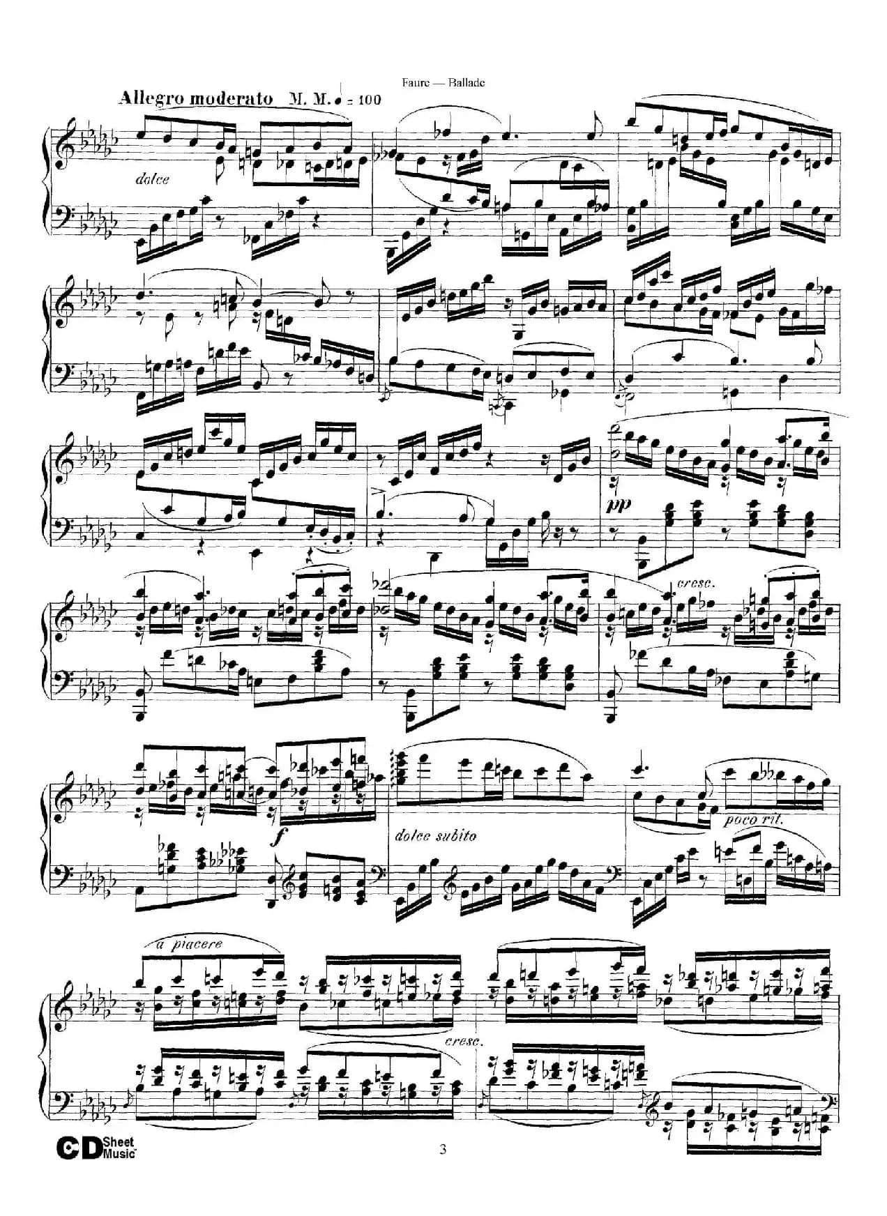 Ballade Op.19（叙事曲）