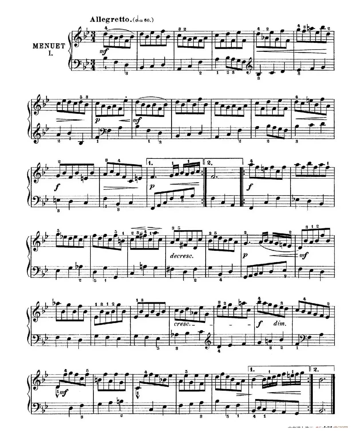 Six Partitas BWV 825-830（6首帕蒂塔·1）